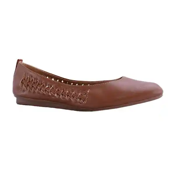 Zapatos Baleta Brina Miel Talla 39 Mercedes Campuzano