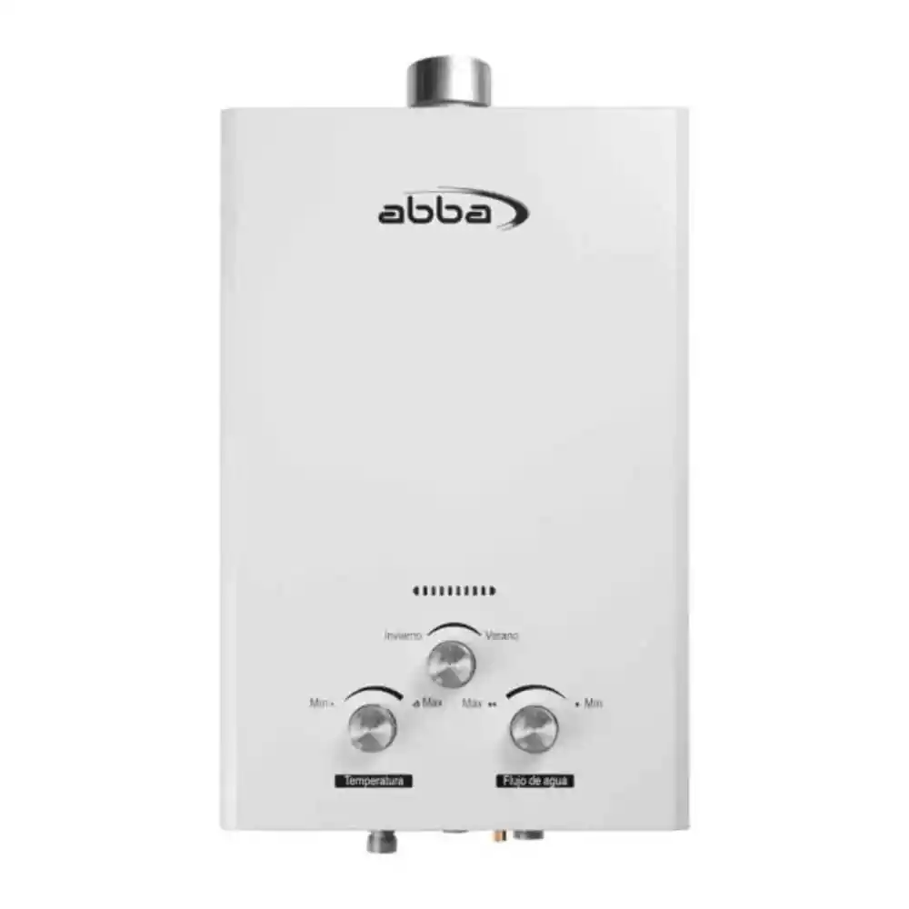 Abba Calentador de Paso Tiro Forzado Blanco 
