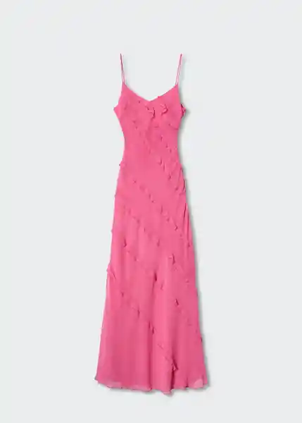 Vestido Sur Rosa Talla M Mujer Mango