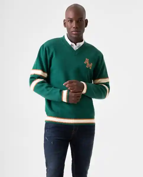 Buzo Hombre Verde Talla XL 882G022_VER195220 Americanino