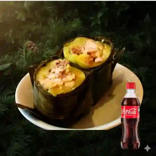 Combo tamal mixto + gaseosa 400 ml