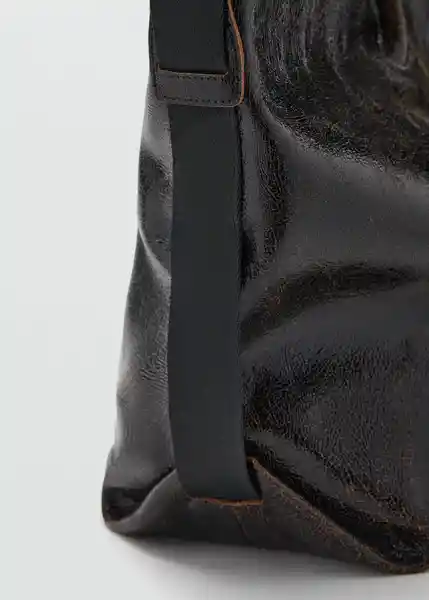 Bolso G Kali Negro Talla 99 Mujer Mango