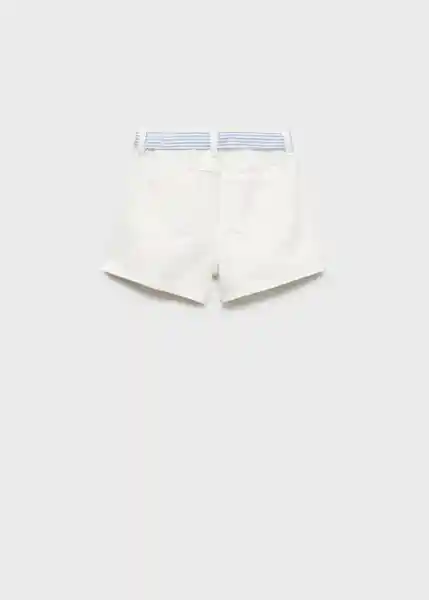 Short Gala Blanco Talla 11 Niñas Mango