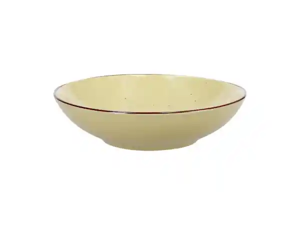 Plato de Sopa Rústico Amarillo Casaideas