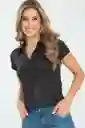 Camiseta Polo Luxe Color Negro Talla M Ragged