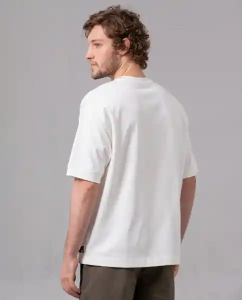 Camiseta Hombre Crudo Marfil Claro Talla M 95484 Rifle