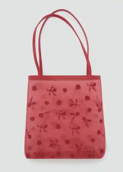 Bolso P Navarro Rojo Talla 99 Mujer Mango