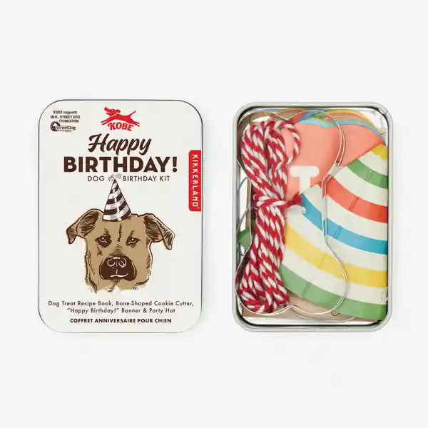 Kikkerland Kit Celebración Cumpleaños Para Perro