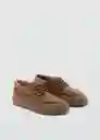 Zapatos Thiago Chocolate Talla 33 Niños Mango