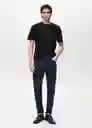 Camiseta Kimi Negro Talla L Hombre Mango