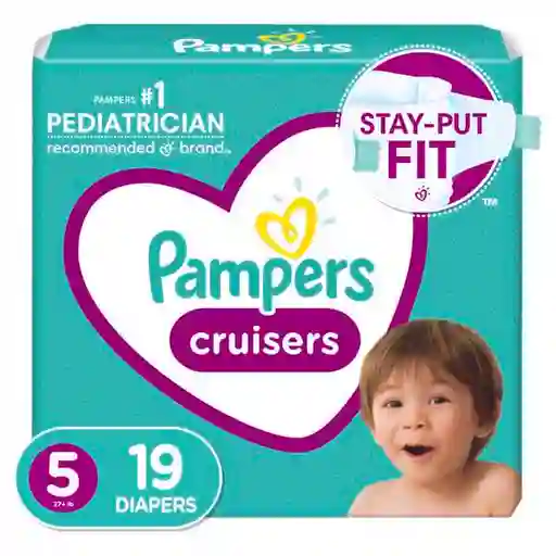 Pampers Pañales Desechables Cruisers Talla 5