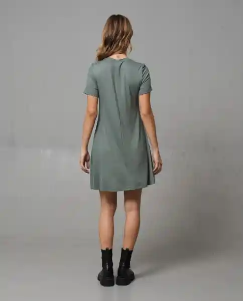 Vestido Mujer Verde Talla L 270G000_VER176009 Rifle