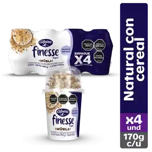 Alpina Yogurt Finesse Musli con Cereal 
