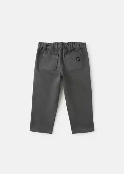 Pantalón Mauro Antracita Talla 70 Niños Mango