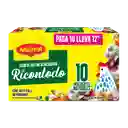 MAGGI Caldo de Gallina Desmenuzado Ricontodo pague 10 lleve 12 sobres 9g c/u
