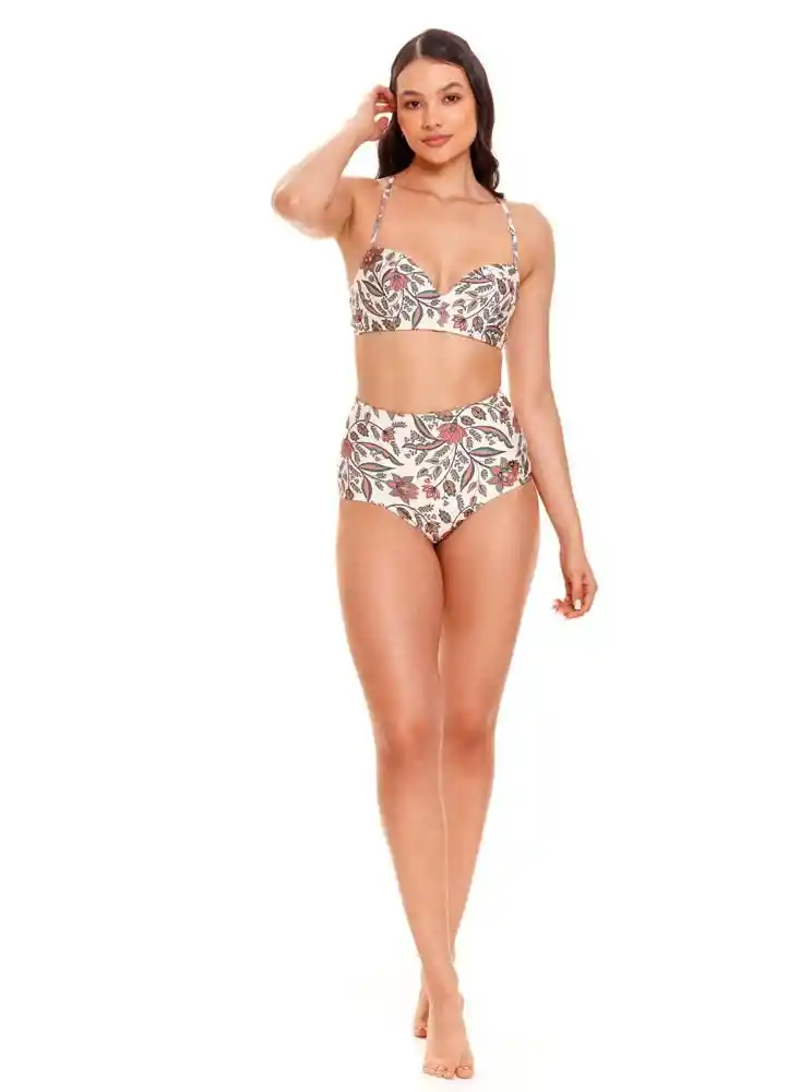 Vestido de Baño Bikini S-marfil