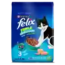 Comida para Gatos Purina Felix adulto Triple delicious mar x 1.5 kg