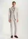 Blazer Americana Florida Beige Talla 50 Hombre Mango