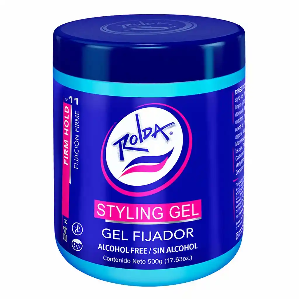 Rolda Gel Fijador Azul