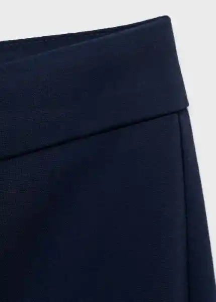 Pantalón Malu5-H Navy Talla 36 Mujer Mango