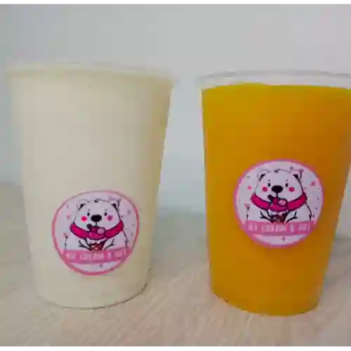 Jugo Natural en Leche 16 Oz
