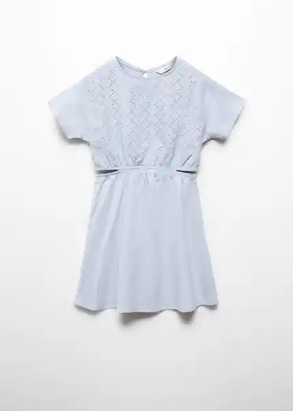 Vestido Sofie Celeste Talla 12 Niñas Mango