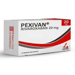 Pexivan Rivaroxaban 20 Mg