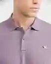 Camiseta Polo Muscle Morado Efímero Oscuro S Chevignon