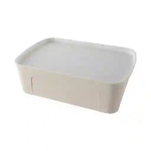 Caja Organizadora Plástica Solida Arena Letras