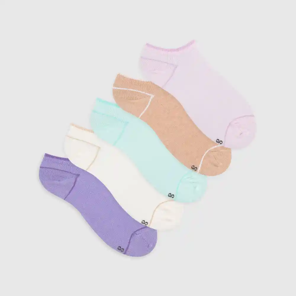 Media Tobillera Femenino Flipa X5 Gef Talla 9-11