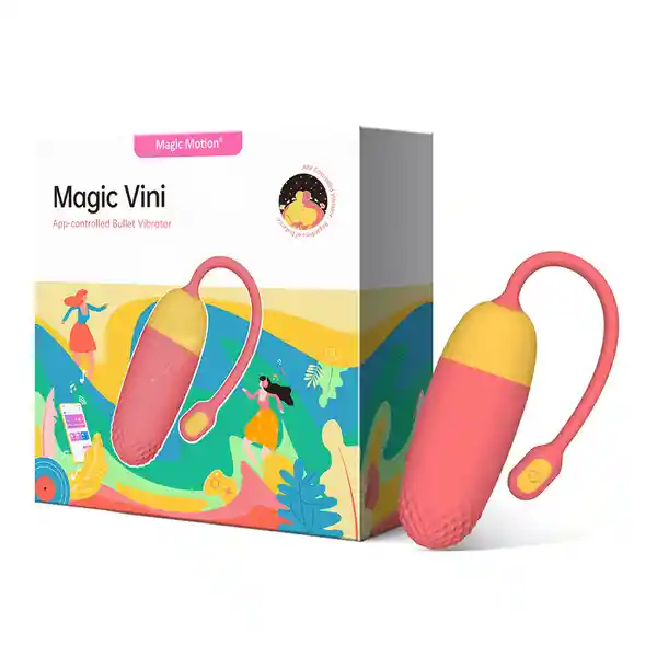 Magic Motion Huevo Vibrador Magic Vini Naranja Controlado