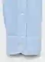 Camisa Avispa Celeste Talla S Hombre Mango