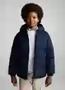 Abrigo Anorak America7 Navy Talla 06 Niños Mango