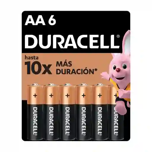 Pilas AA6 Duracell