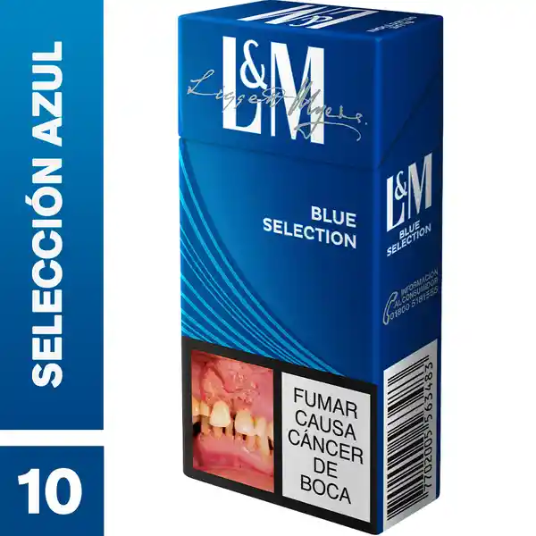 L&M Selección Azul x 10 Cigarrillos