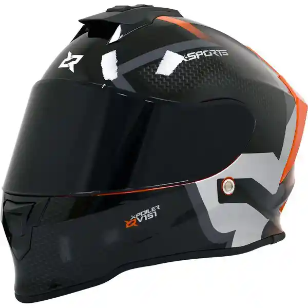 X-Sports Helmets Casco Moto Origen Naranja Talla L