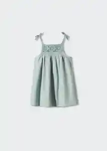 Vestido Linda Verde Talla 72 Niña Mango