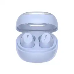 Audífonos Inalámbricos 1hora Aut208 Azul Claro Transparentes Tws