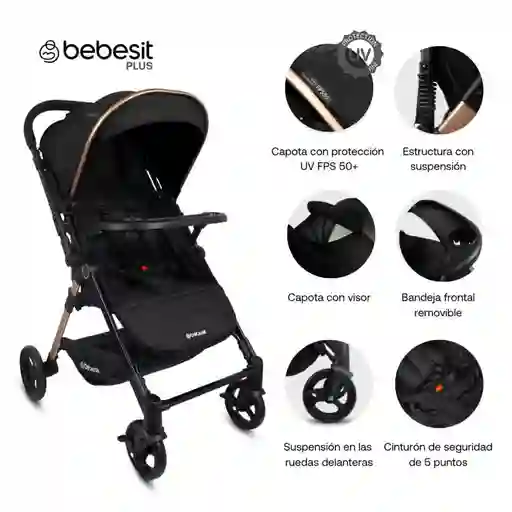 Bebesit Coche Reversible City Black