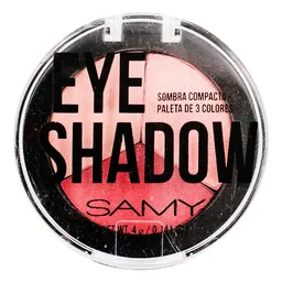 Samy Maquillaje Sombra Compacta Paleta Con Color