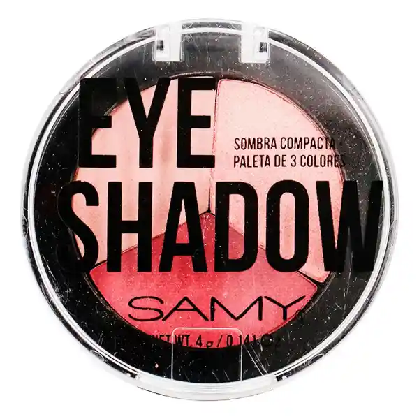 Samy Maquillaje Sombra Compacta Paleta Con Color