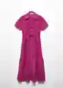 Vestido Ginix-H Fucsia Talla Xl Mujer Mango