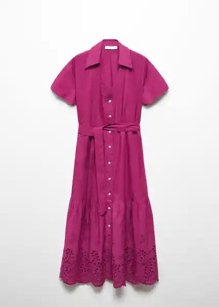 Vestido Ginix-H Fucsia Talla Xl Mujer Mango