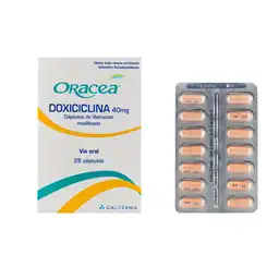 Oracea Doxiciclina Capsulas de liberación (40 mg) 