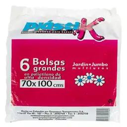 Plastika Bolsa Basura Jumbo 70 x 100