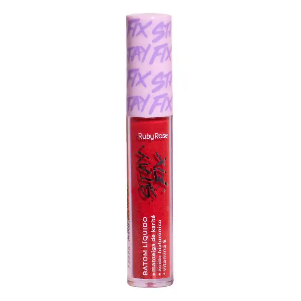 Labial Liquido Stay Fix Cs30 Bellatri Ruby Rose