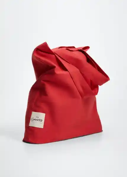 Bolso Nuova Rojo G  Mujer Mango