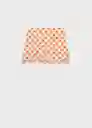 Falda Camerón Naranja Talla XS Mujer Mango