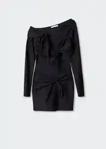 Vestido Reef Negro Talla M Mujer Mango