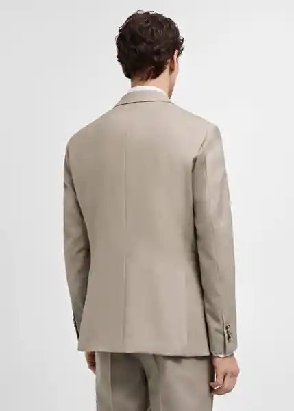 Blazer Turín Beige Talla 50 Hombre Mango